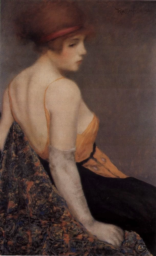Ritratto di giovane donna seduta